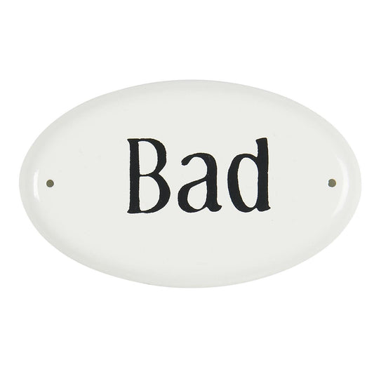 Ib Laursen - "Bad" Metalschild