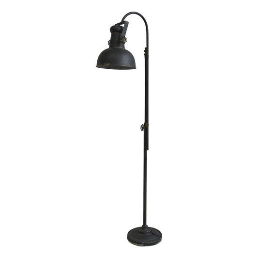 Chic Antique - Factory Stehlampe, H175 cm, Antikschwarz