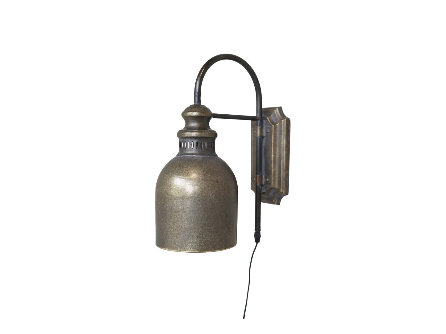 Chic Antique - Wandleuchte in Antikmessing H38 cm
