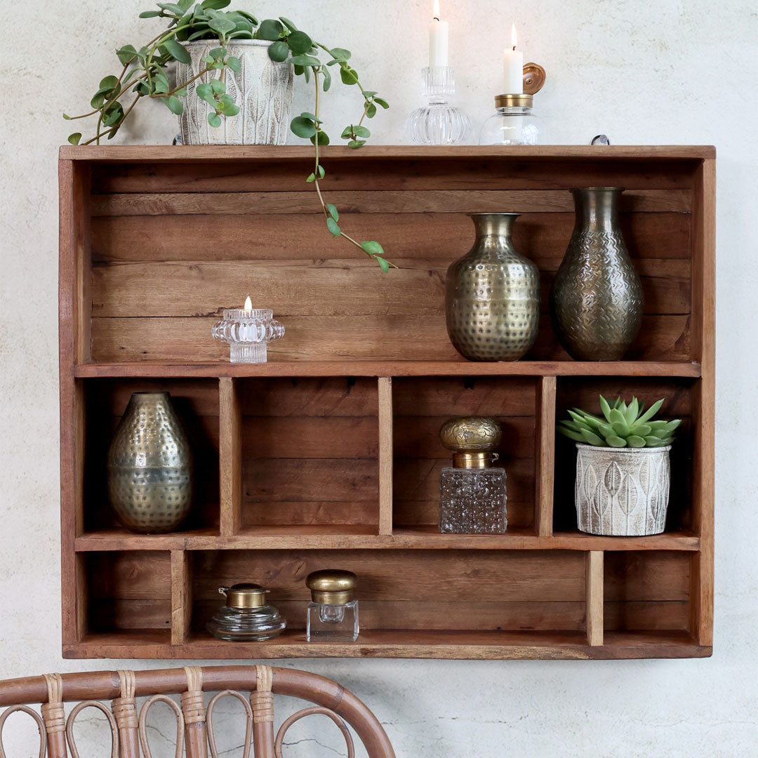 Chic Antique - Wandregal Grimaud mit 8 Fächern