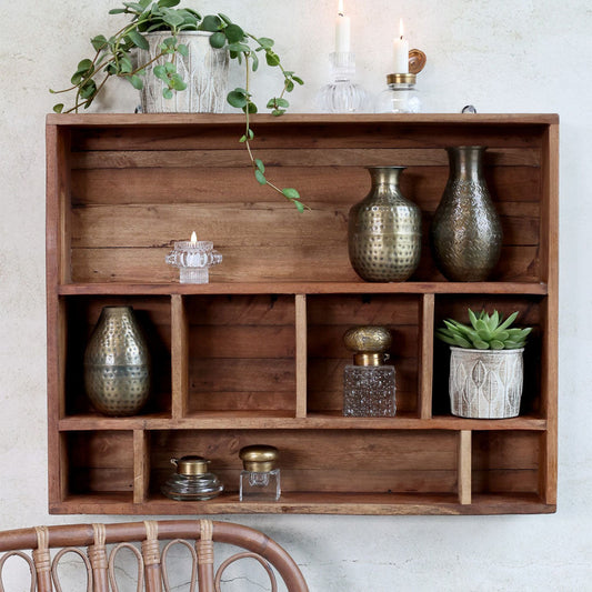 Chic Antique - Wandregal Grimaud mit 8 Fächern