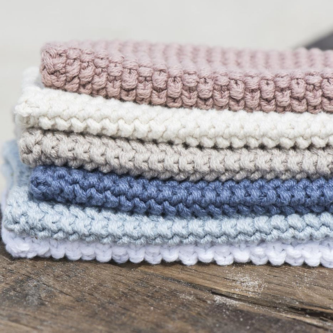 Ib Laursen - Topflappen Gestrickt Nordic Sky 22x22 cm