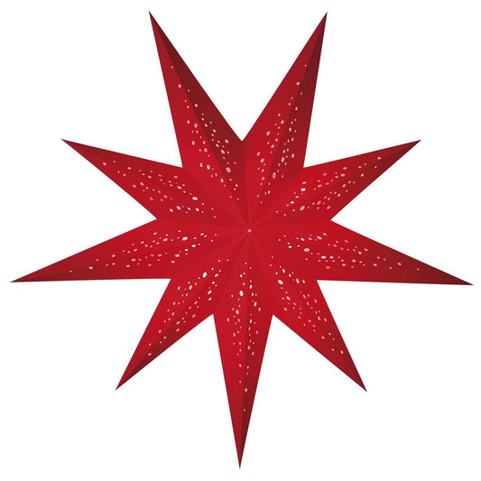 Rosso – Handgefertigte Sternlampe (Ø60 cm)