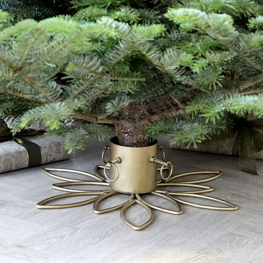 Chic Antique - Weihnachtsbaumständer Antikmessing