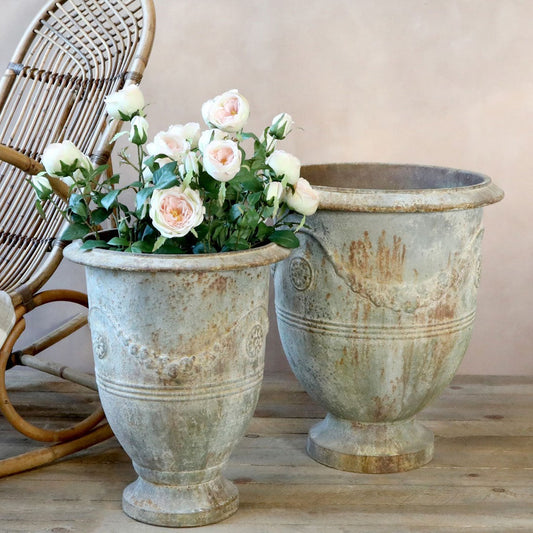 Chic Antique - Set mit 2 Verstecken mit Dekoration - Antique Natur