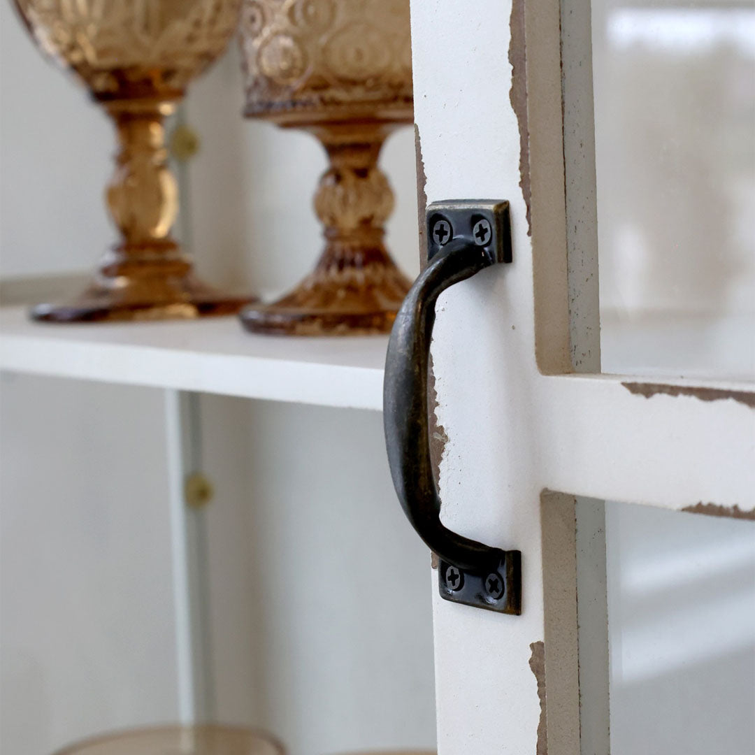 Chic Antique - Wandkabinett mit 2 Türen in Antik Creme H62/L70/B20