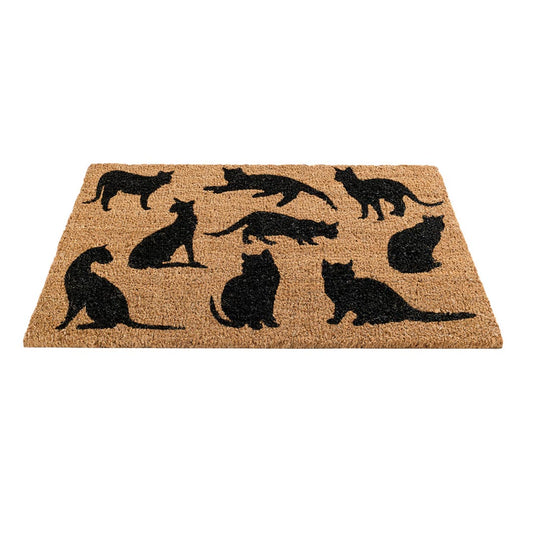 Kokosfußmatte Katzen 45 x 75 cm