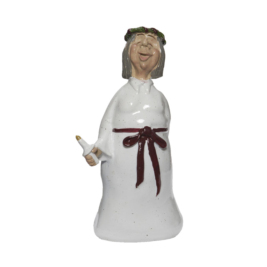 Harvesttime - Lucia-Parade Komplett -5 Figuren und Kerzentablett für Teelichter