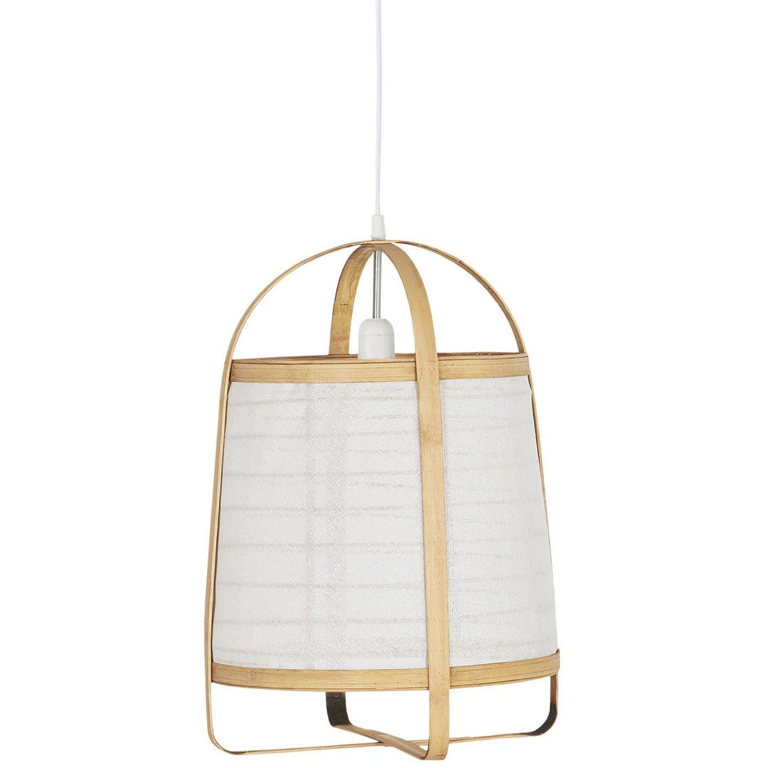 Ib Laursen - Hängelampe m/weisser Stoffseite Leitung L:125 cm