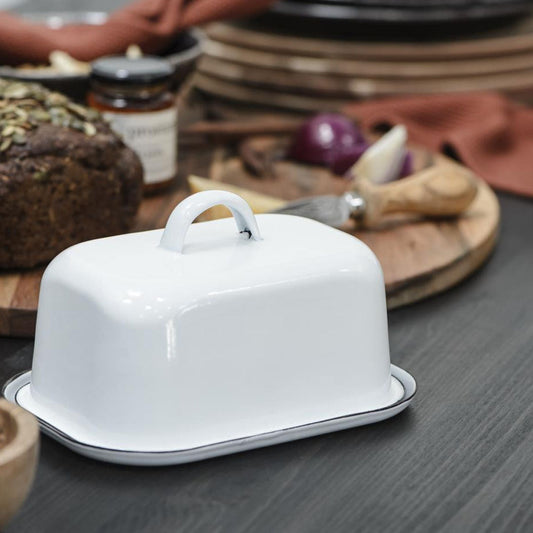 Ib Laursen - Butterbox in 2 Teilen Emaille