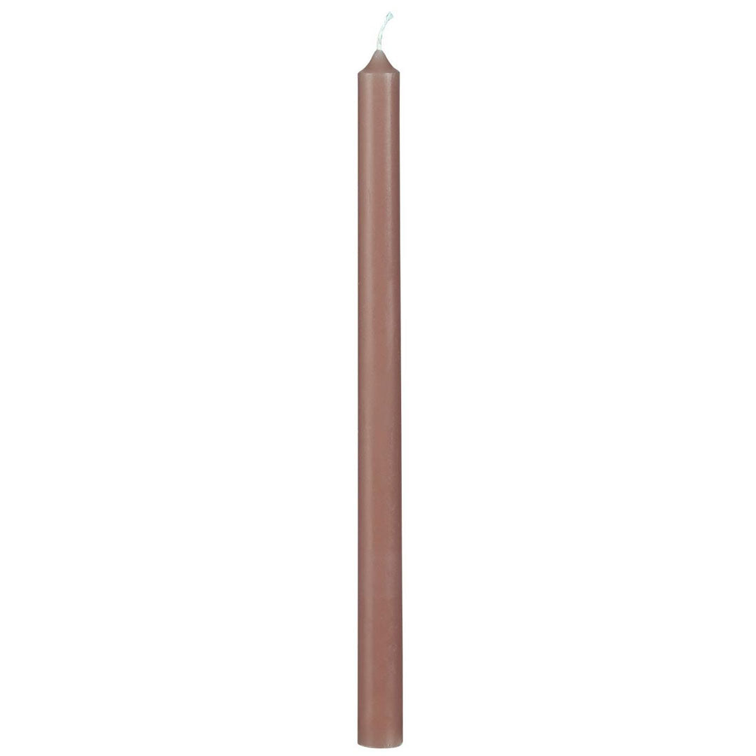 Ib Laursen - Dünne hohe Kerze faded rose 1,3x20 cm - 6 Stück