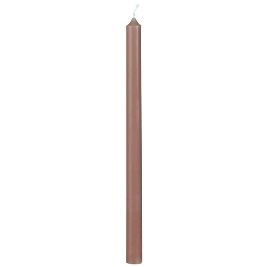 Ib Laursen - Dünne hohe Kerze faded rose 1,3x20 cm - 6 Stück