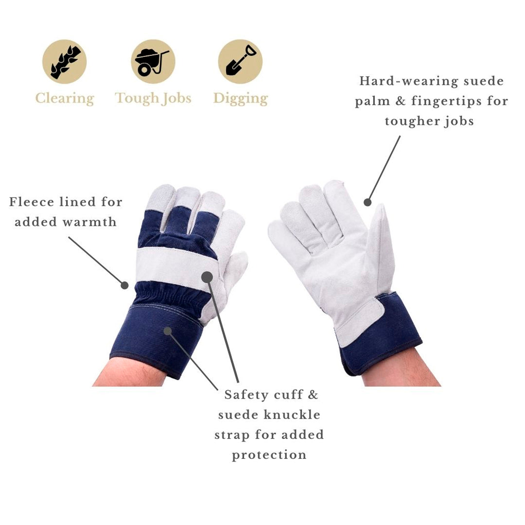 Thermogefütterte Gartenhandschuhe - Navy